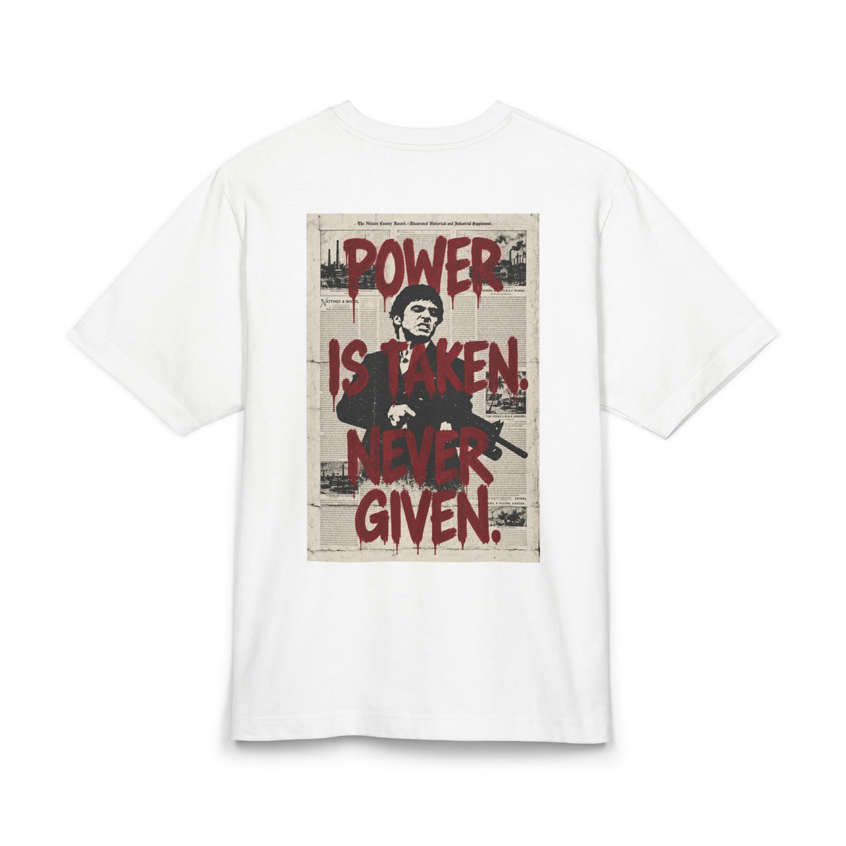Power Is Given. Never Taken. Tee